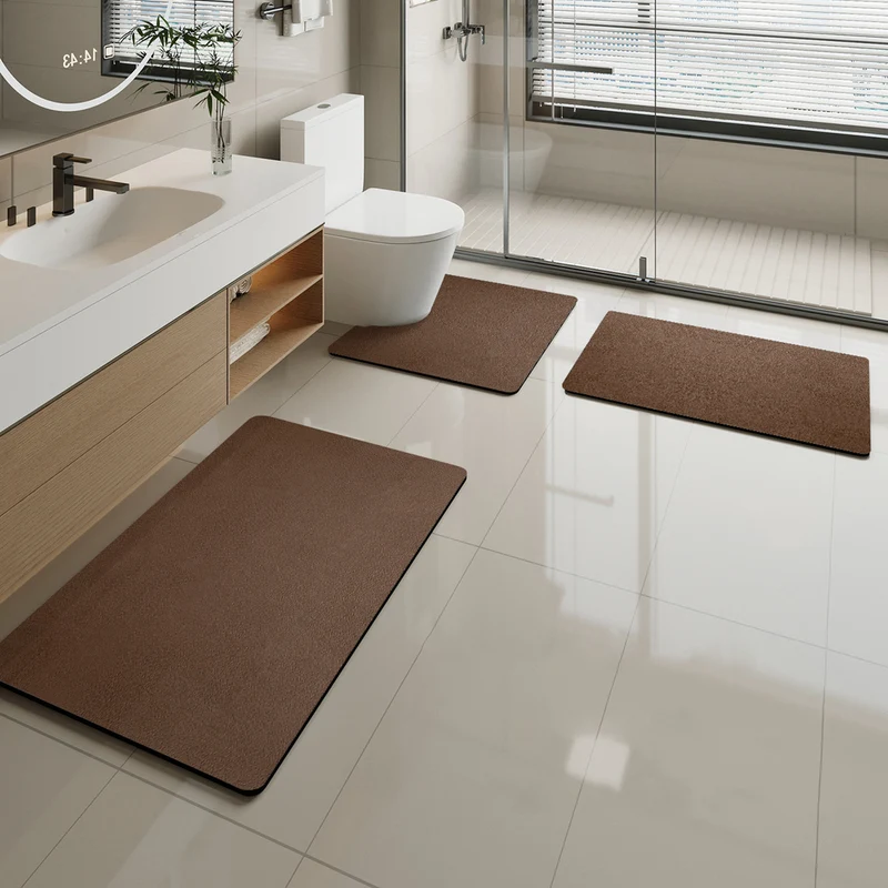 Soft Marble Pattern Bath Mat