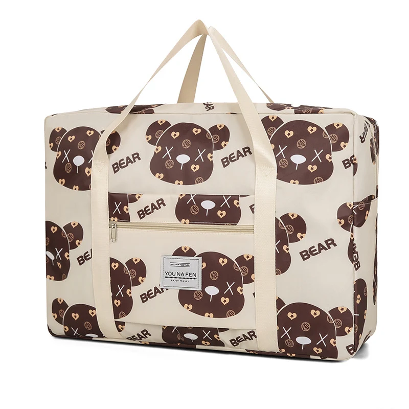 Fun Bear Print Reis Duffel Tasche Karnz