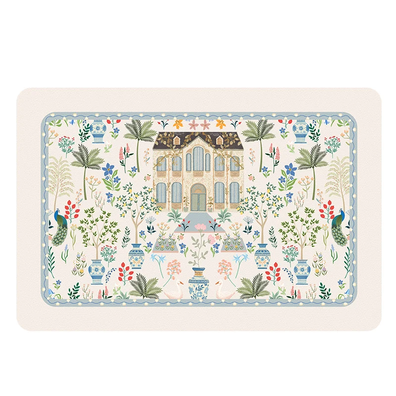 Artistic Decorative Kitchen Mat