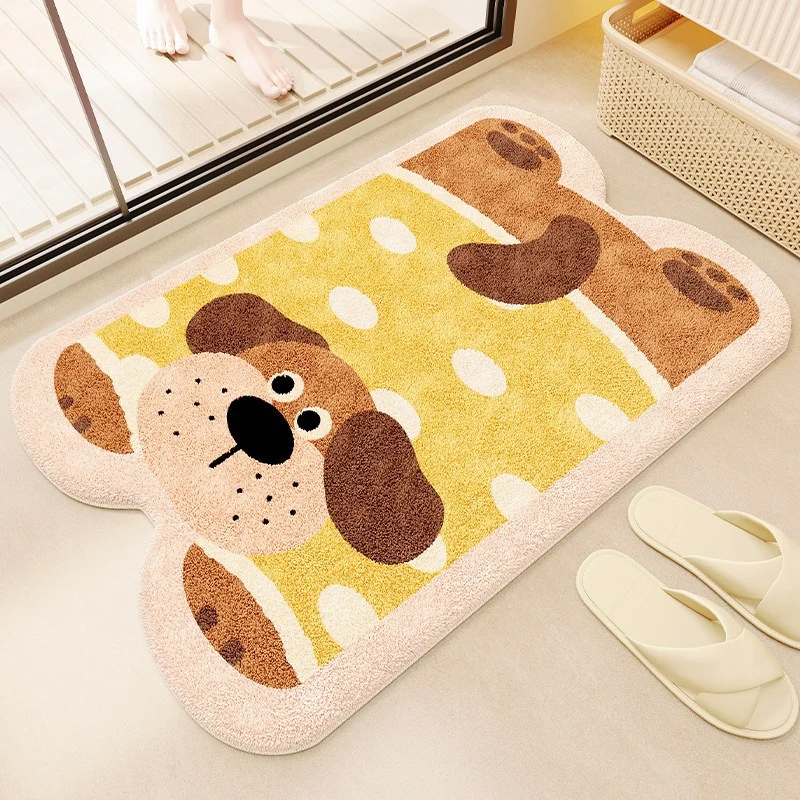 Soft Striped Bathroom Mat