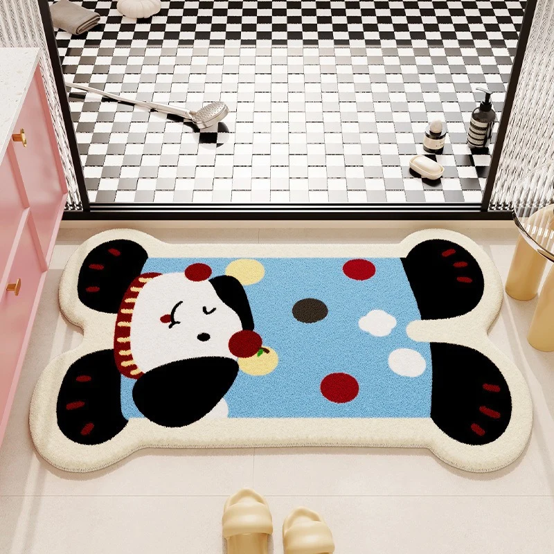 Soft Striped Bathroom Mat