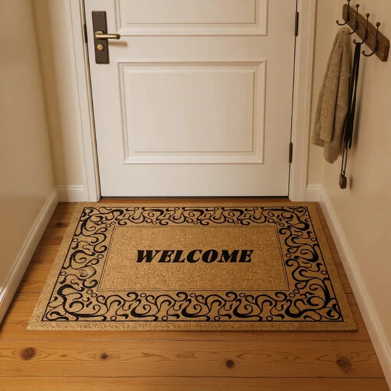 Half-Circle Coir Door Mat