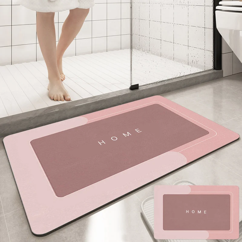 Elegant Soft Textured Area Bath Mat