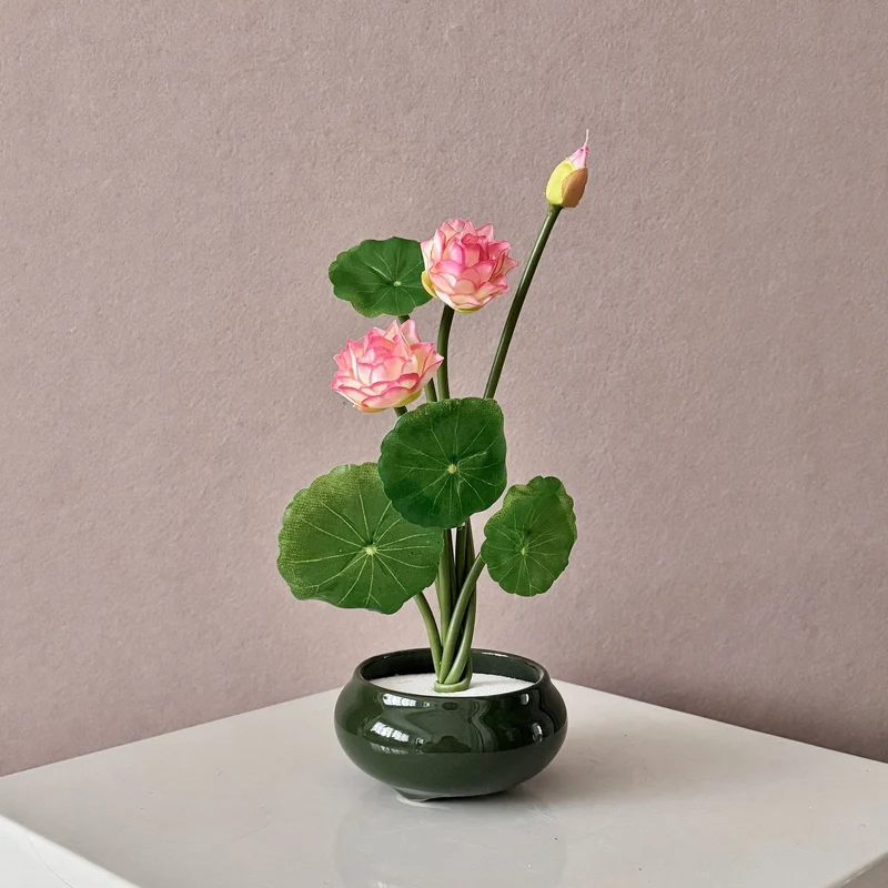 Künstlicher Lotusblumenstrauß Karnz
