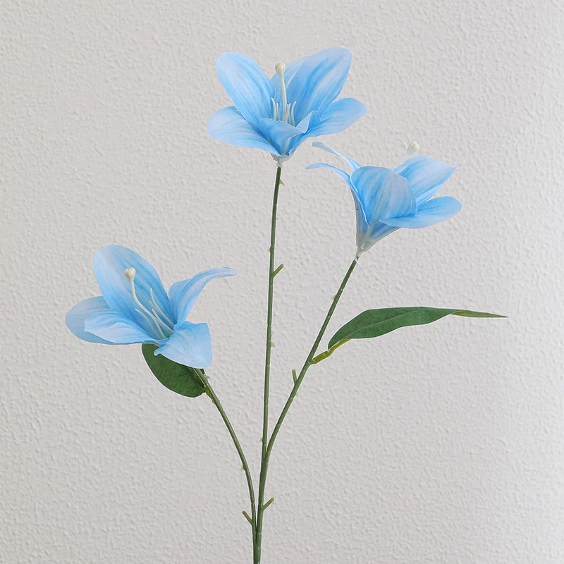 Künstlicher Lilienstängel mit filigranen Blüten Karnz