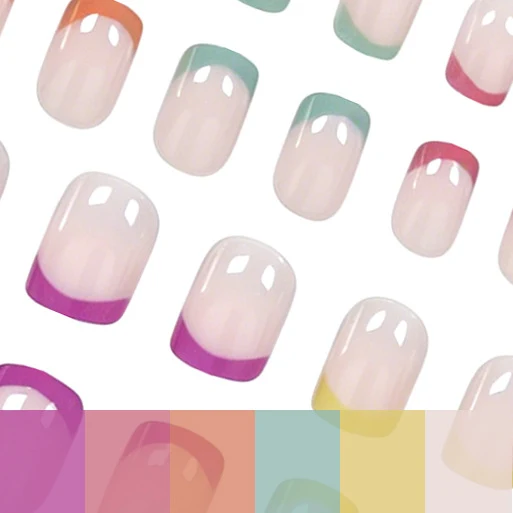 Stylish French Tip Nail Art Enhancements Stornfield