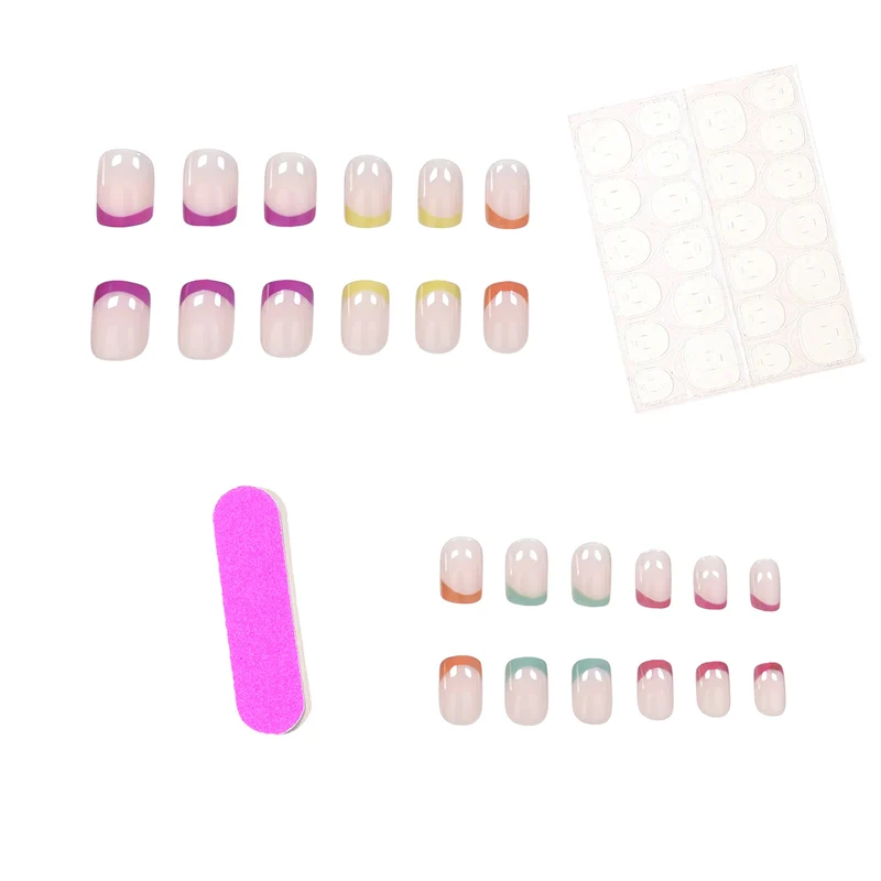 Stylish French Tip Nail Art Enhancements Stornfield