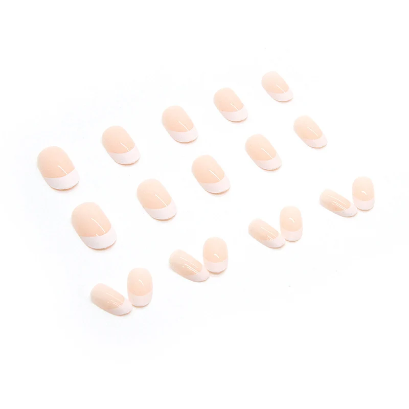 Stylish French Tip Acrylic Nail Extensions Stornfield