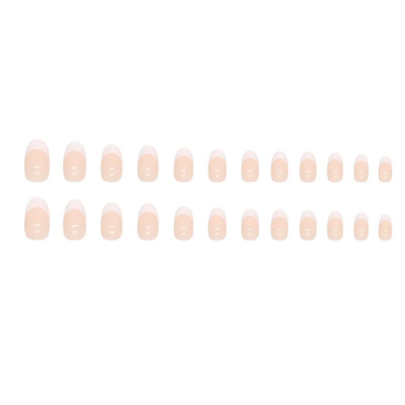 Stylish French Tip Acrylic Nail Extensions Stornfield