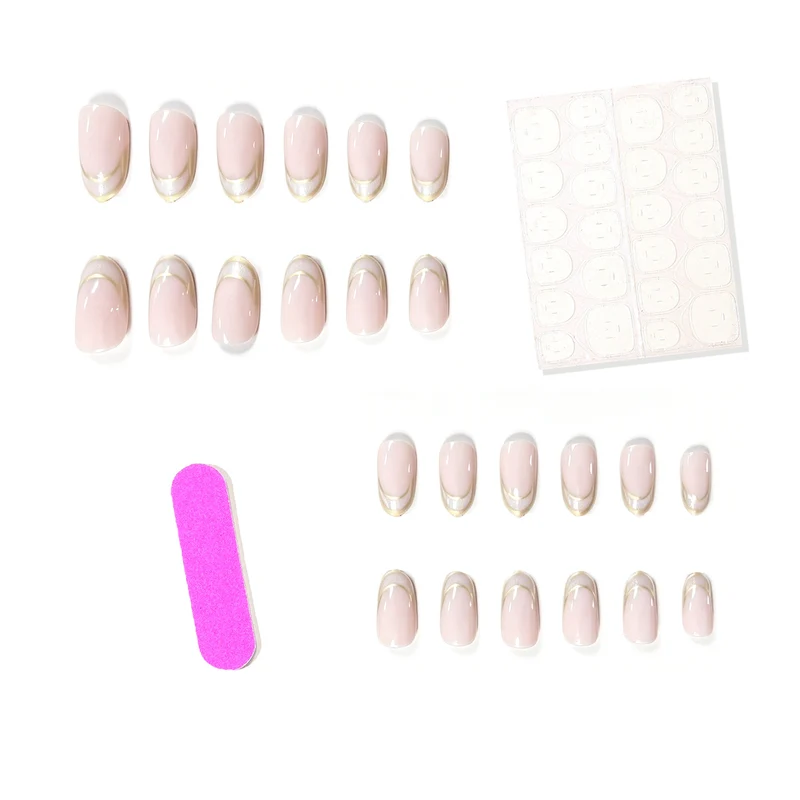 Stylish French Tip Acrylic Nail Enhancements Stornfield