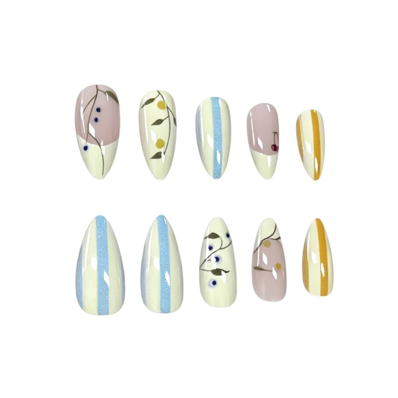Stylish Floral Nail Art Set Stornfield
