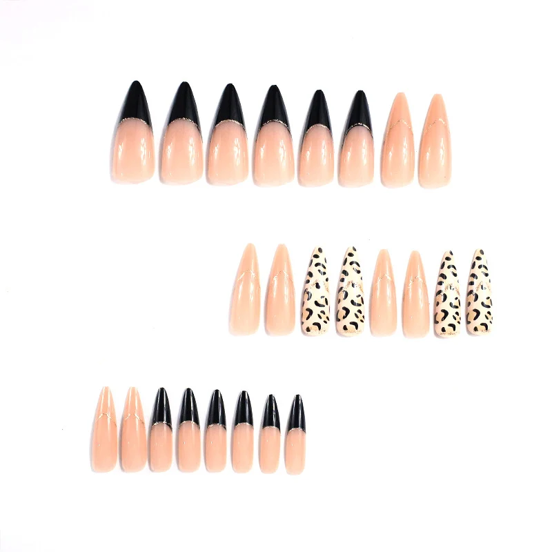 Stylish Animal Print Acrylic Nail Enhancements Stornfield