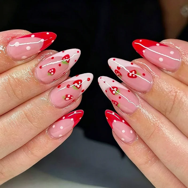 Stylish Almond-Shaped Nail Enhancements Stornfield