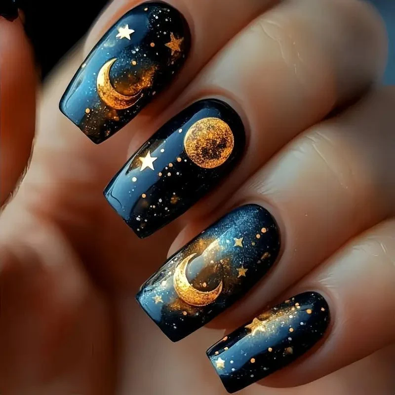 Stellar Galaxy Nail Art Enhancements Stornfield