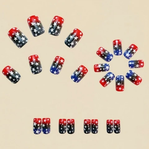 Starry Sky Ombre Nail Art Stornfield