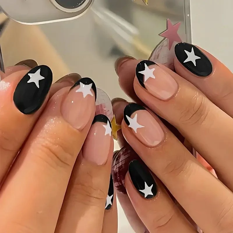 Starry Night Nail Art Enhancements Stornfield
