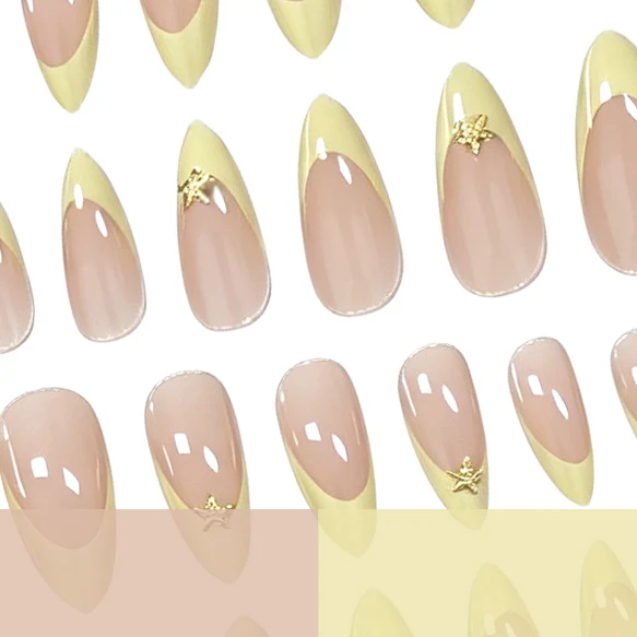 Starfish-Embellished Acrylic Nail Enhancements Stornfield