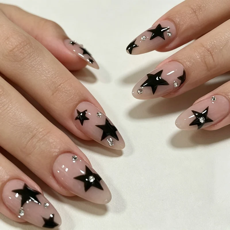 Star-Embellished Nail Art Stornfield
