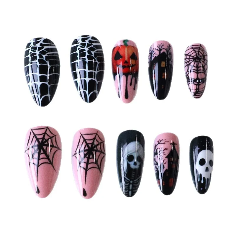 Spooky Halloween Themed Nail Art Stornfield