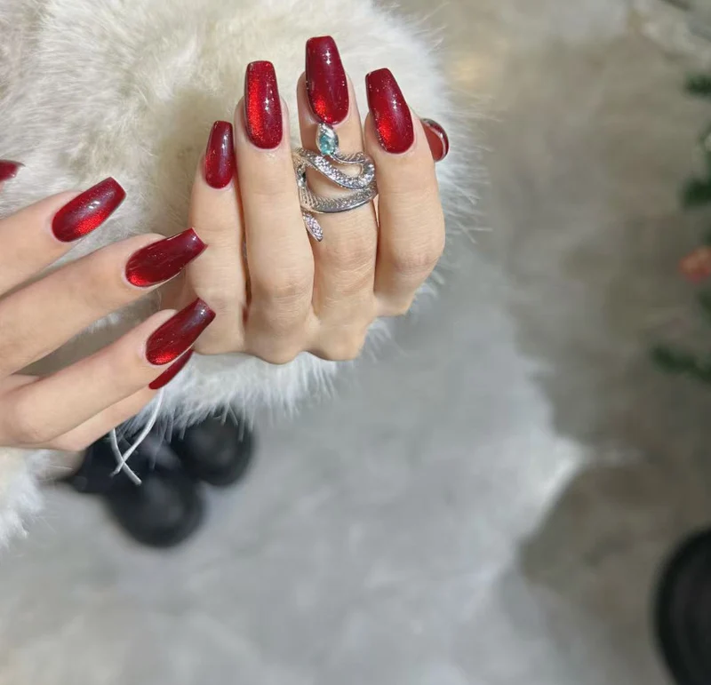 Sparkling Gel Nail Extensions Stornfield