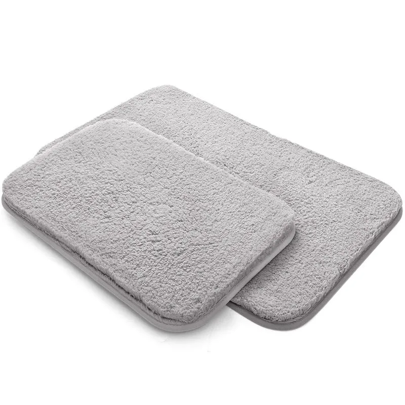 Bathroom mat flock fabric, absorbent, non-slip