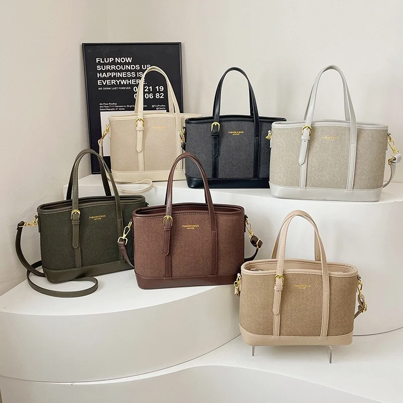 Stylish Herringbone Pattern Tote Bag