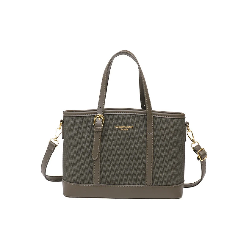 Stylish Herringbone Pattern Tote Bag