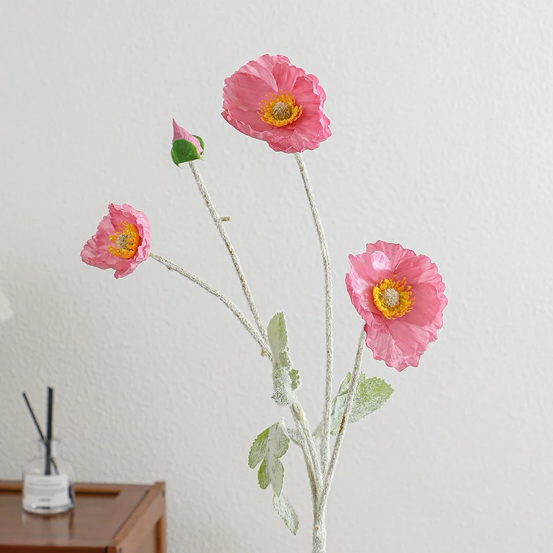 Dekorativer Kunst-Mohnblumenstrauß Karnz