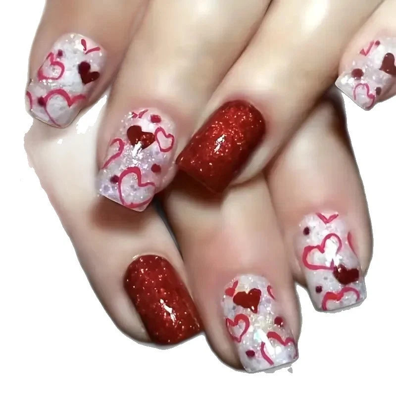 Modern Glittery Nail Art Enhancements Stornfield
