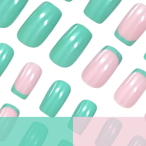 Modern French Tip Nail Art Enhancements Stornfield
