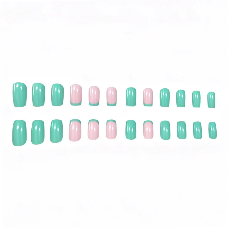 Modern French Tip Nail Art Enhancements Stornfield