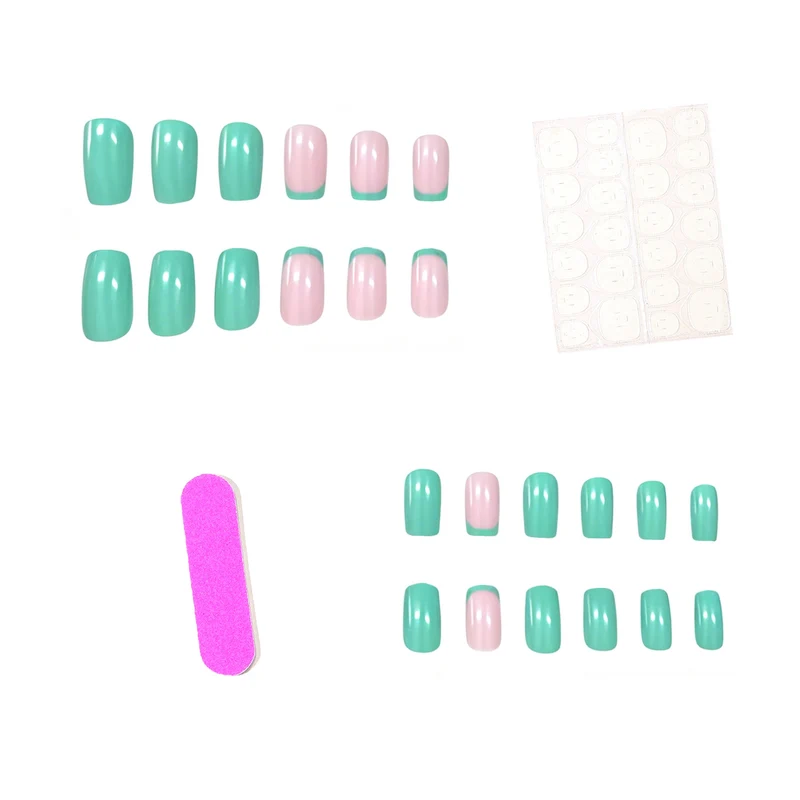 Modern French Tip Nail Art Enhancements Stornfield