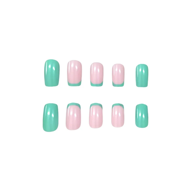 Modern French Tip Nail Art Enhancements Stornfield