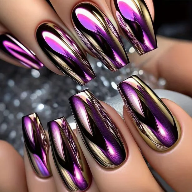 Mirror Finish Acrylic Nail Enhancements Stornfield