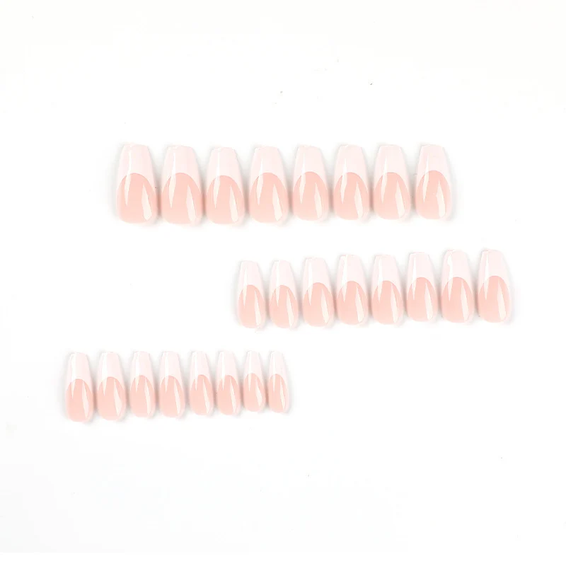 Luxury French Tip Nail Extensions Stornfield