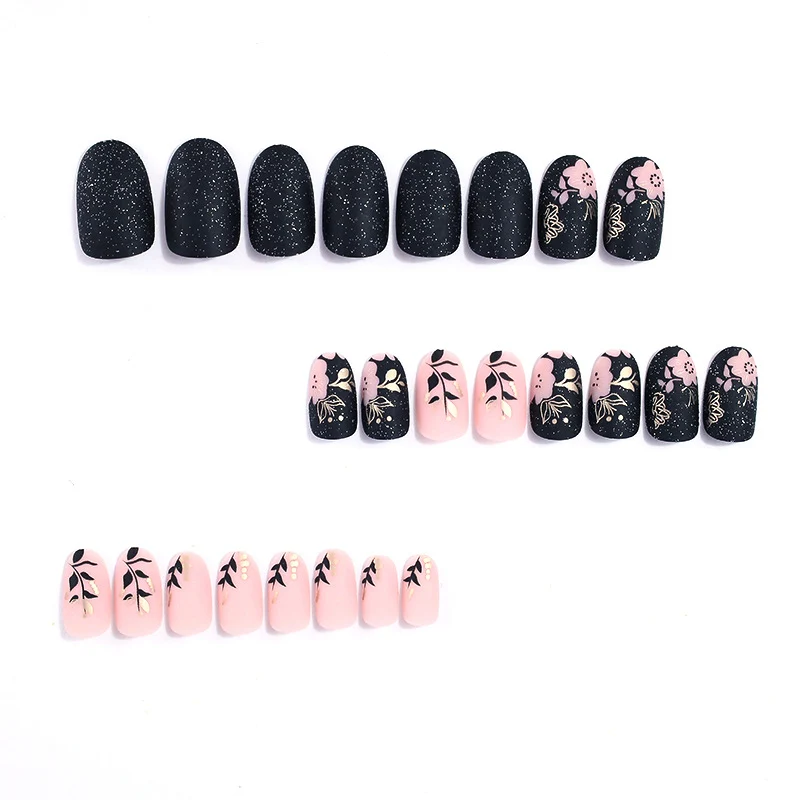 Luxury Floral Acrylic Nail Enhancements Stornfield