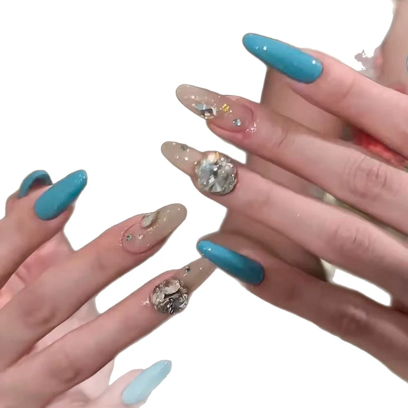 Luxurious Press-On Nail Art Enhancements Stornfield