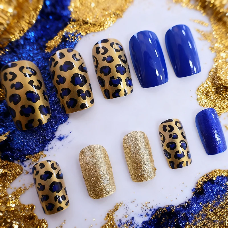 Luxurious Leopard Print Nail Art Stornfield