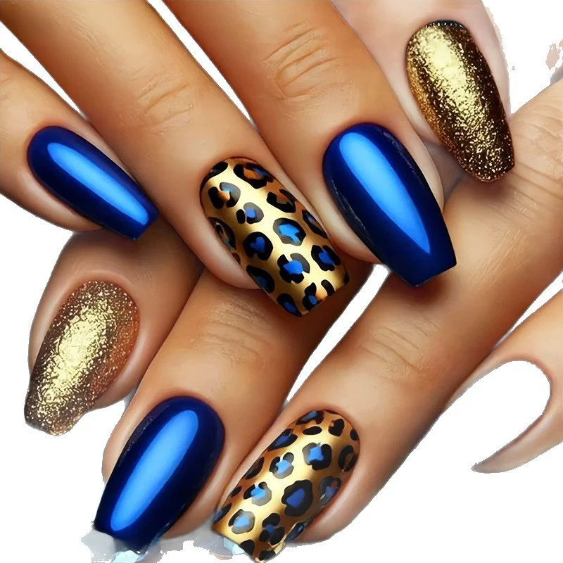 Luxurious Leopard Print Nail Art Stornfield