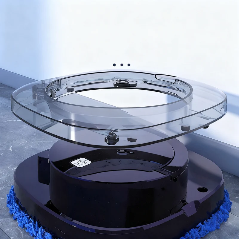 Intelligent wiping robot with water tank and charging function