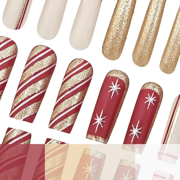 Festliche Themen Acryl-Nailart Karnz