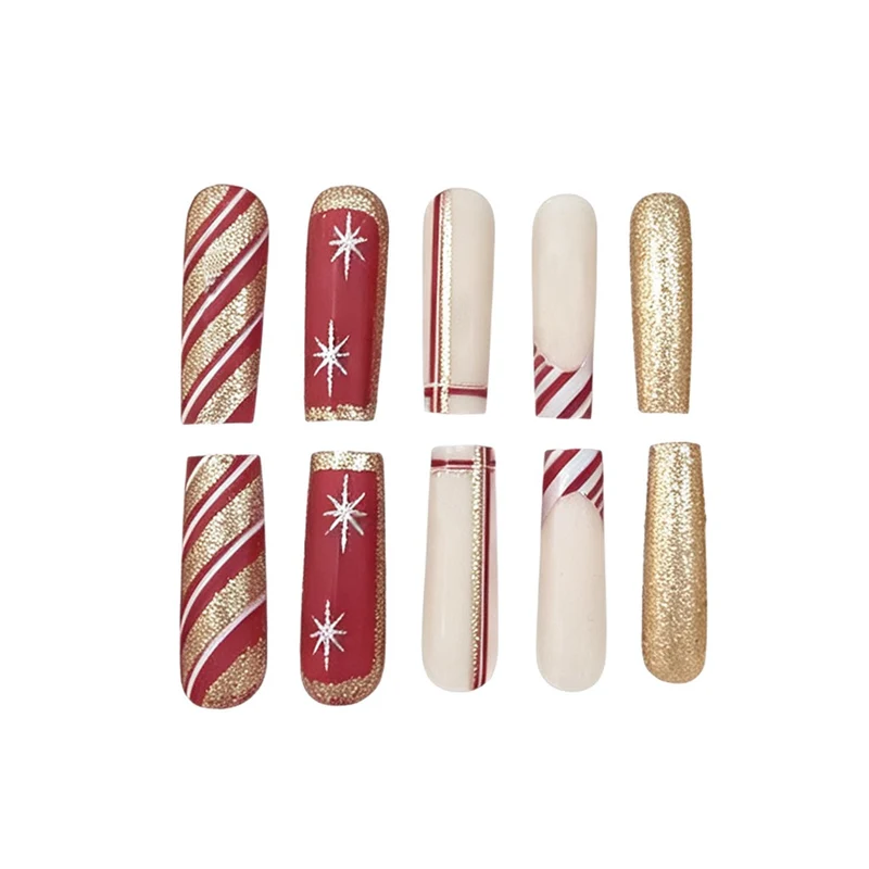 Festliche Themen Acryl-Nailart Karnz