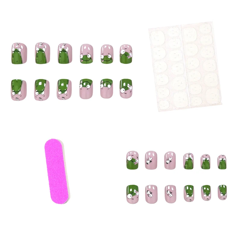 Whimsical Frog-Inspired Nail Art Enhancements Stornfield