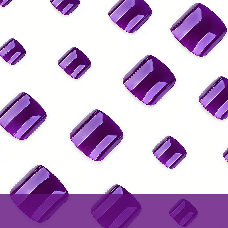 Vibrant Glossy Nail Art Stornfield