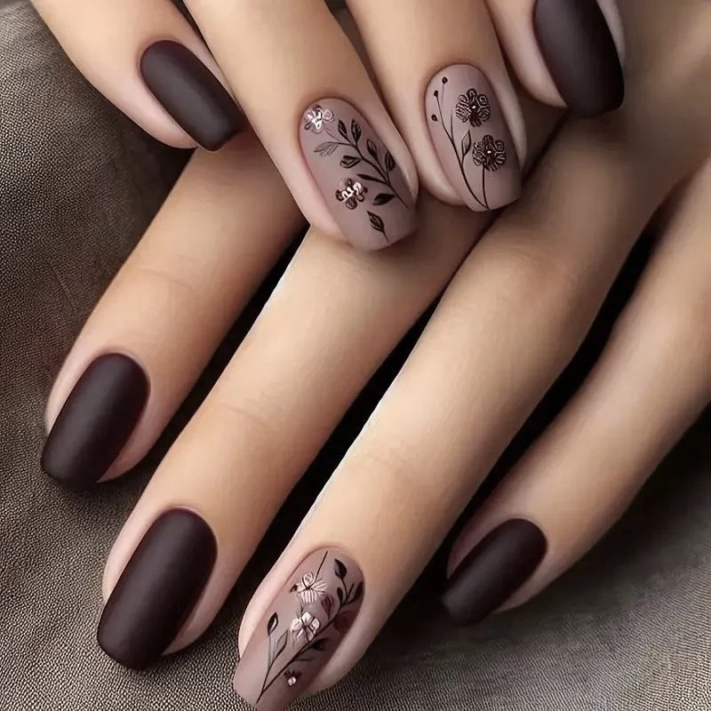 Vibrant Floral Nail Art Enhancements Stornfield