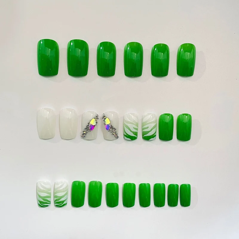 Vibrant Animal Print Nail Art Enhancements Stornfield