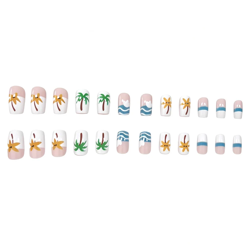 Tropical Vacation-Themed Nail Art Stornfield