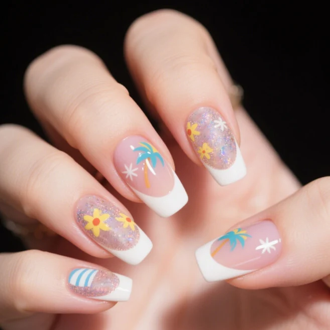 Tropical Paradise Nail Art Stornfield