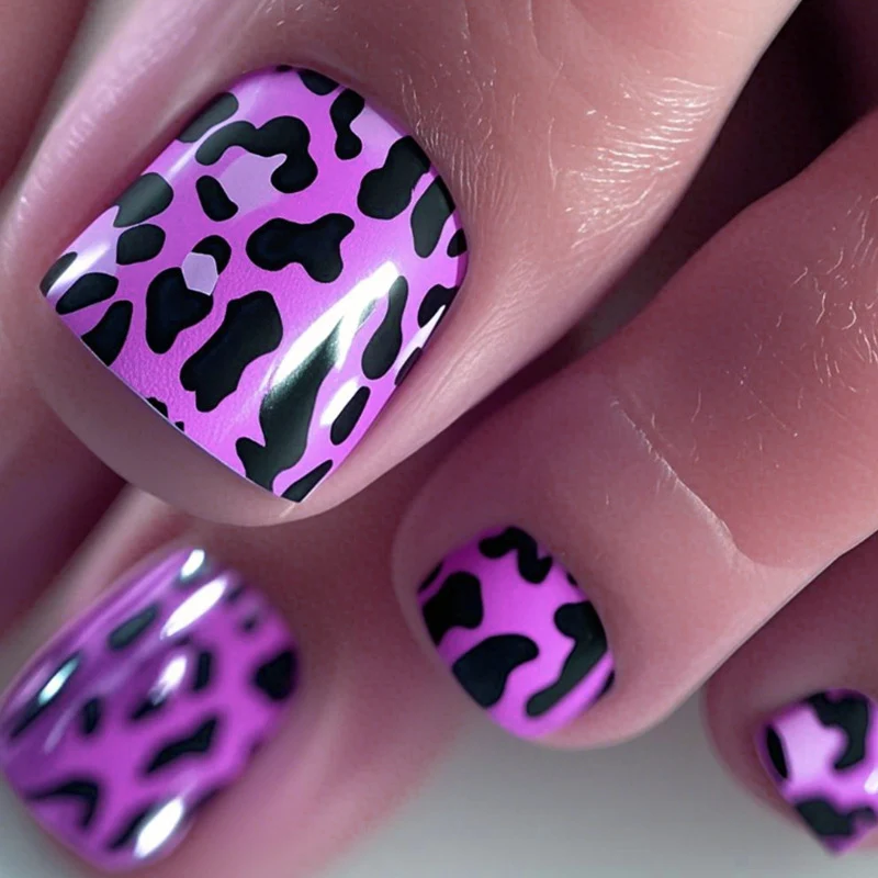 Trendy Leopard Print Nail Art Stickers Stornfield
