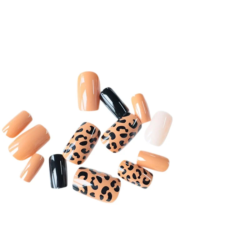 Trendy Leopard Print Nail Art Extensions Stornfield